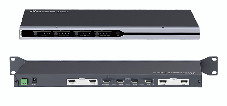 Матричный коммутатор HDMI LKV414