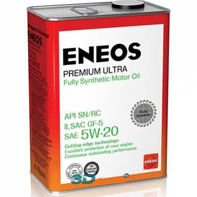 Моторное масло Eneos Premium Ultra 100% Synt. SN 5W-20 4литра