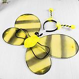 Карнавальный набор "Пчёлка" 2 предмета: ободок, крылья, фото 3