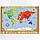 Карта мира (Карта открытий) в тубусе со скретч-слоем, 70х50 см, фото 5