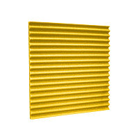 Акустический поролон Волна Желтый