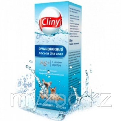 Cliny, Клини Лосьон для глаз очищающий для собак и кошек, фл. 50мл