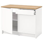 Шкаф напольный КНОКСХУЛЬТ белый, 120 см ИКЕА, IKEA