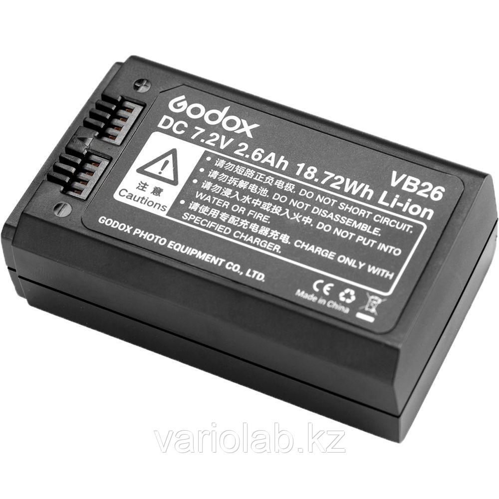 Аккумулятор Godox VB26 для вспышек серии V1, AD100Pro, 860III