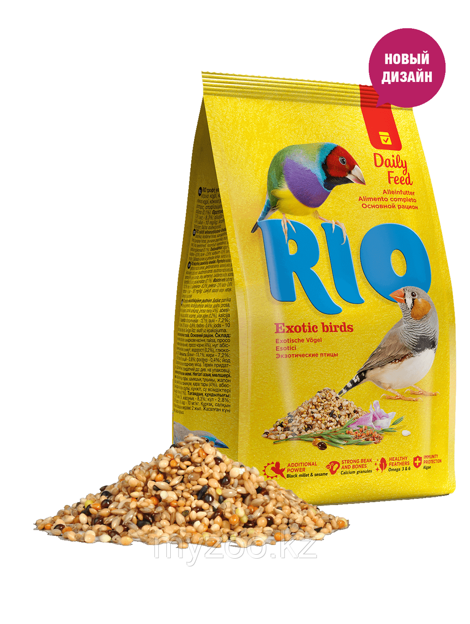 Rio основной рацион для экзотических птиц, 500гр. - фото 1 - id-p70304858