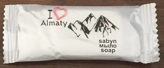 Мыло гостиничное I LOVE ALMATY 10гр