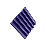 Акустический поролон Зубцы & Пила Фиалковый