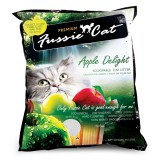 Fussie Cat Premium, Фасси Кэт, комкующийся наполнитель Премиум класса с ароматом яблока, уп. 10л.