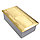 Shelbi Напольный/настольный лючок на 2х3 модуля, металл, золото, фото 9