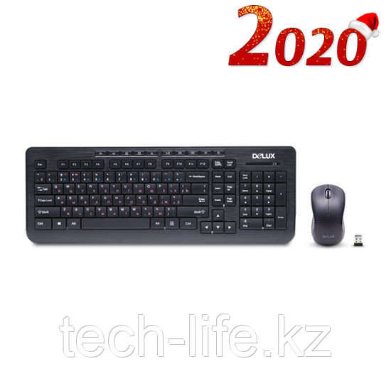 Комплект Клавиатура + Мышь Delux DLD-3191OGB
