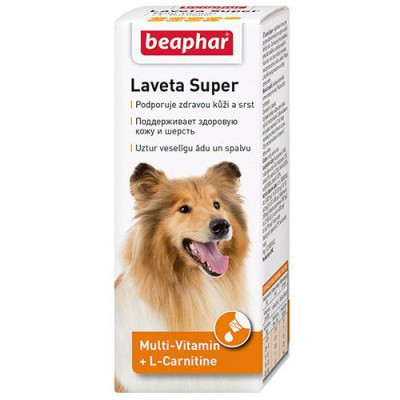 Beaphar Laveta Suрer Dog, Беафар Лавета Супер, мультивитамины для собак, фл. 50 мл. - фото 1 - id-p70324550
