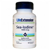 Life Extension, Морской йод, 1000 мкг, 60 капсул