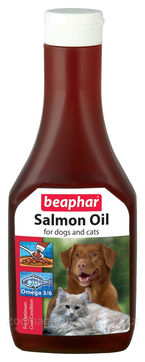 Beaphar Salmon Oil масло лосося для собак и кошек 425 мл