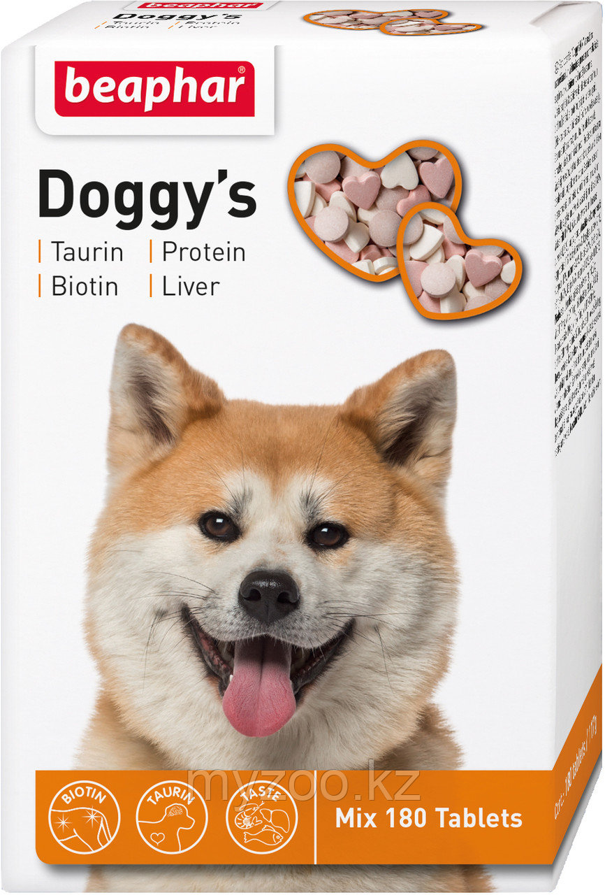 Doggy’s Mix Витаминное. лакомство для собак с биотином, таурином, протеином 180 тб