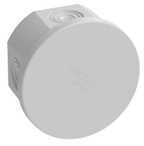 Коробка ответвит. с 6 кабельными вводами д.25мм, IP55, 100х100х50мм