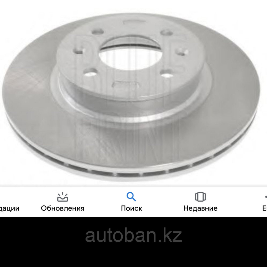 Диск тормозной передний Hyundai Accent 11-/Solaris 11-/Kia Rio 11- V-1.4-1.6