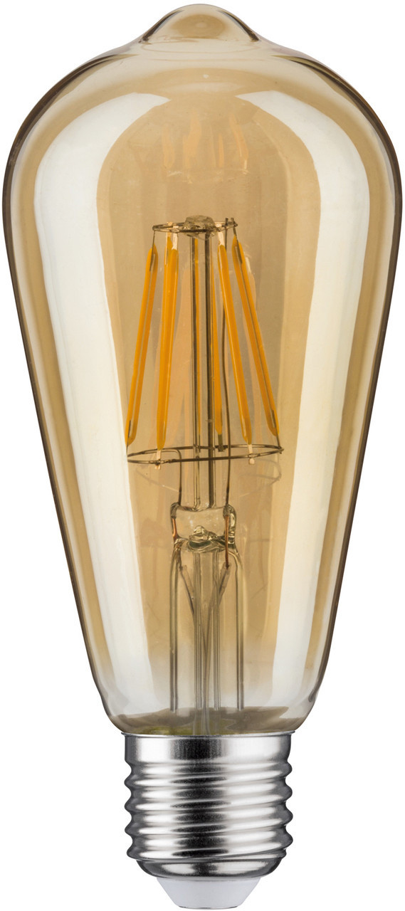 Лампа светодиодная декоративная Filament, груша, янтарный, E27, 4W, 6W 8W 220V, теплый - фото 5 - id-p70342355