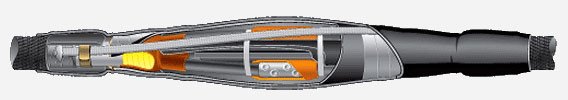 Соединительная муфта Стп-10/35-50-нп-2 для 3-х жильных кабелей