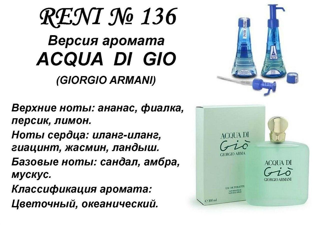 Аромат направление acqua di gio (armani) 100мл