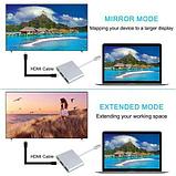 Переходник-хаб Type-C – HDMI 4K/USB 3.1 KEBIDU для подключения переферии к телевизору (Золотой), фото 6