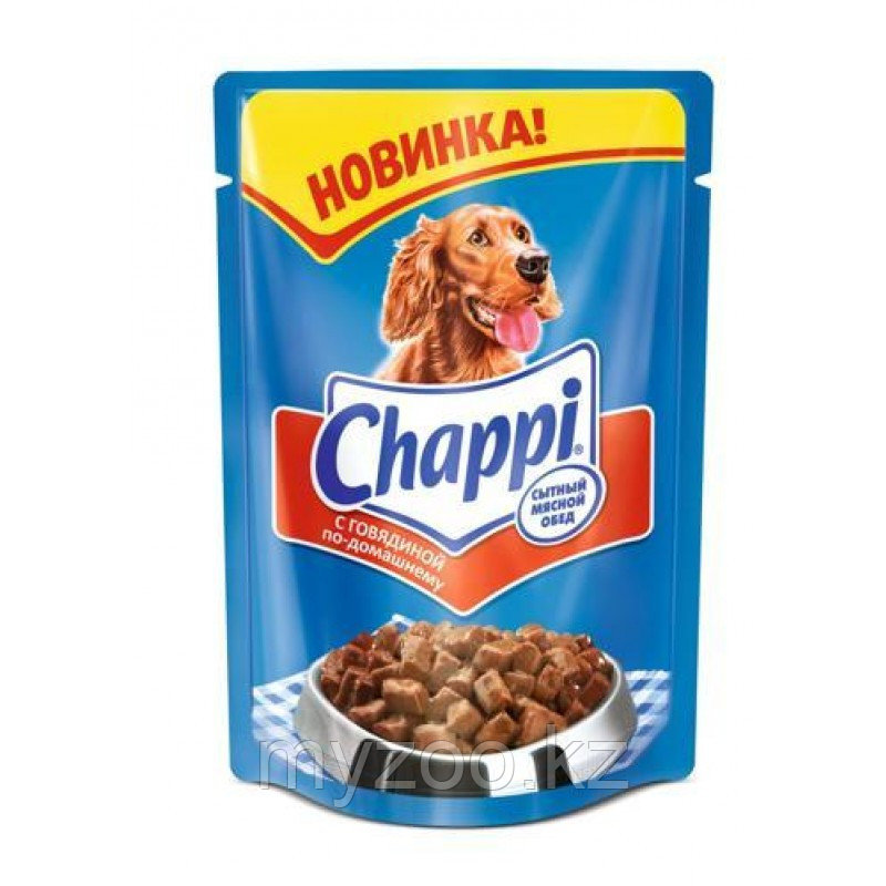 Chappi для собак с говядиной по-домашнему, 85 гр - фото 1 - id-p70367856