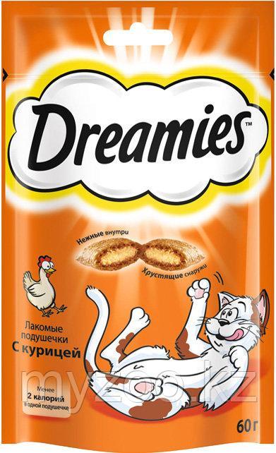 DREAMIES лакомство для кошек c курицей, 30 гр