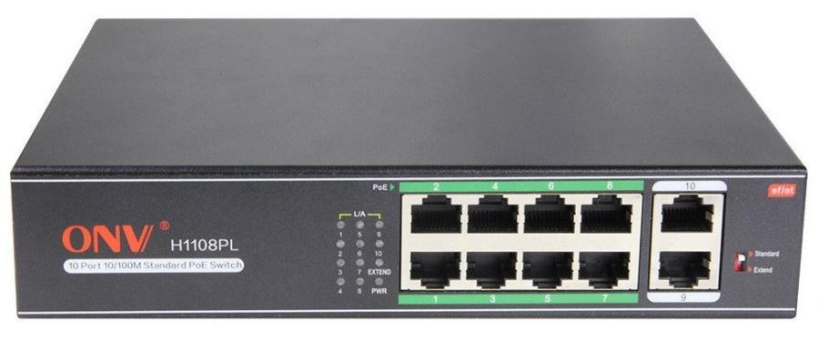 Коммутатор PoE H1108PL PoE ONV