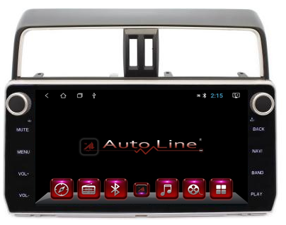 Автомагнитола AutoLine TOYOTA LC PRADO 150 2017+ HD ЭКРАН 1024-600 ПРОЦЕССОР 4 ЯДРА (QUAD CORE), фото 2