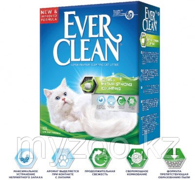 Ever Clean Scented Extra Strong Clumping, 6 л |Эвер Клин комкующийся наполнитель c ароматизатором|