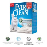 Ever Clean Total Cover, 10 л |Эвер Клин комкующийся наполнитель с активированным углем, без запаха|