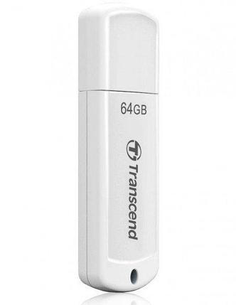 USB Флеш 64GB 2.0 Transcend TS64GJF370 белый, фото 2