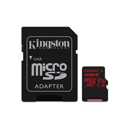 Карта памяти MicroSD 128GB Class 10 U3 A1 Kingston SDCR/128GB, фото 2