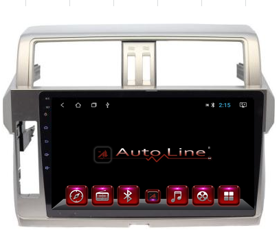 Автомагнитола AutoLine Toyota Prado 155 2014-2015 ПРОЦЕССОР 8 ЯДЕР (OCTA CORE)