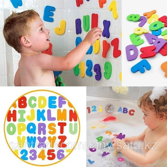 Игрушка для ванной Буквы и Цифры