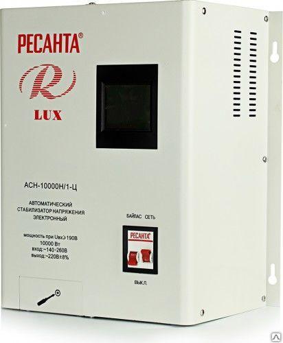 Стабилизатор напряжения Ресанта АСН-10000 Н/1-Ц Lux настенный 10кВт