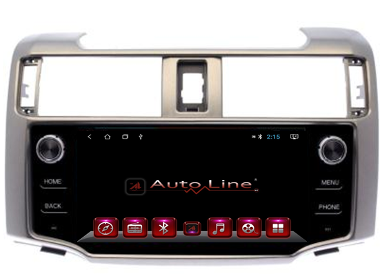 Автомагнитола AutoLine Toyota 4Runner 2009-2018 ПРОЦЕССОР 4 ЯДРА (QUAD CORE) - фото 1 - id-p70420516