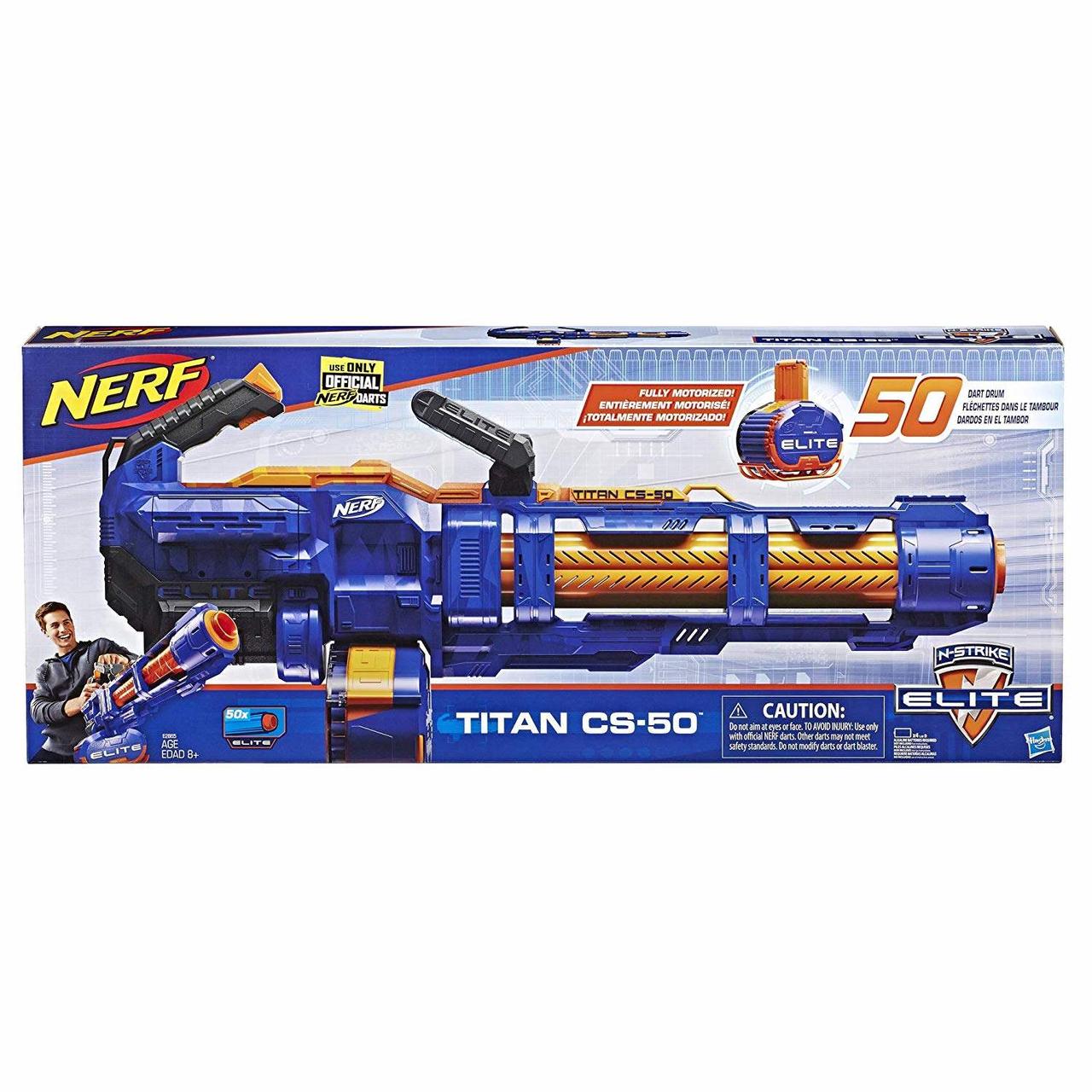 Hasbro Nerf N-Strike Elite Автоматический Бластер Титан CS-50 (Titan CS-50), Пулемёт Миниган Нёрф - фото 2 - id-p70420705