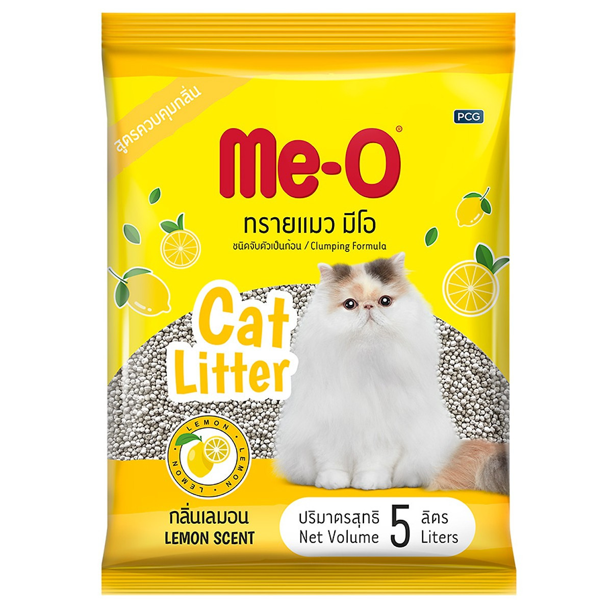 Наполнитель комкующийся Me-O (лимон)