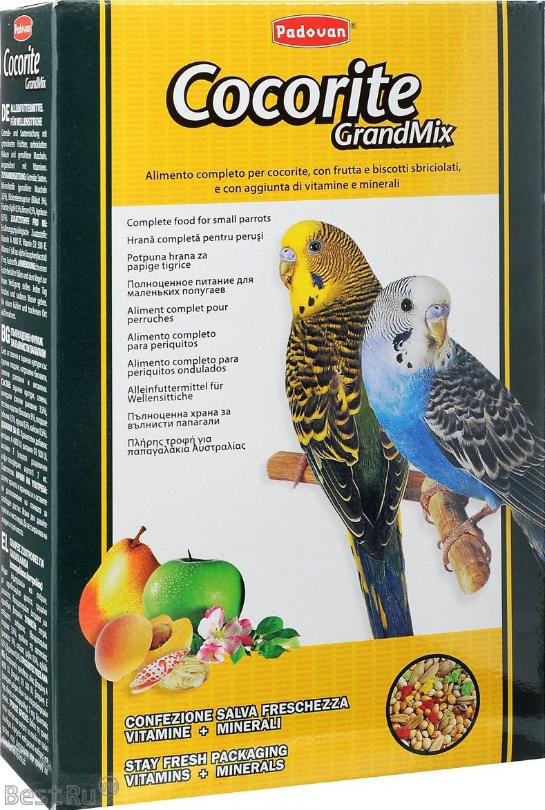 Padovan Cocorite GrandMix Корм для волнистых попугаев - фото 1 - id-p70421069
