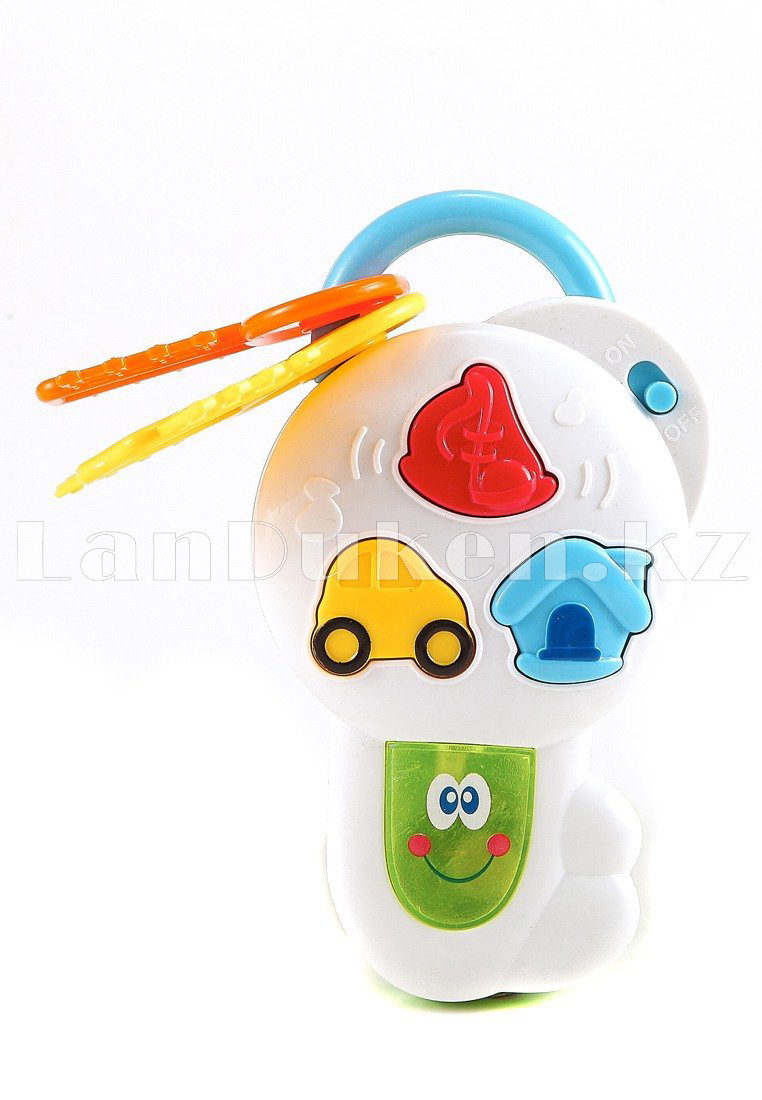 Детская музыкальная игрушка ключи с подсветкой на батарейках Kaichi 82B - фото 3 - id-p70421529