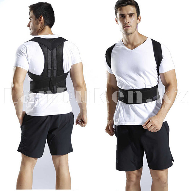 Korrektor osanki ortopedicheskij elastichnyj na lipuchkah S-M-L-XL-XXL Корректор осанки ортопедический эластичный на липучках S-M-L-XL-XXL