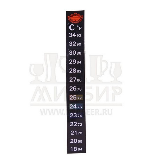 ЖК термометр 0-18 °C - фото 1 - id-p70422194