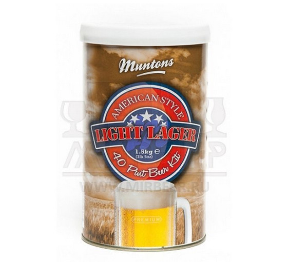 Muntons American Light Lager, 1,5 кг (до апреля 2021г.)