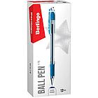 Ручка шариковая Berlingo "I-10" синяя, 0,4 мм, грип, фото 2