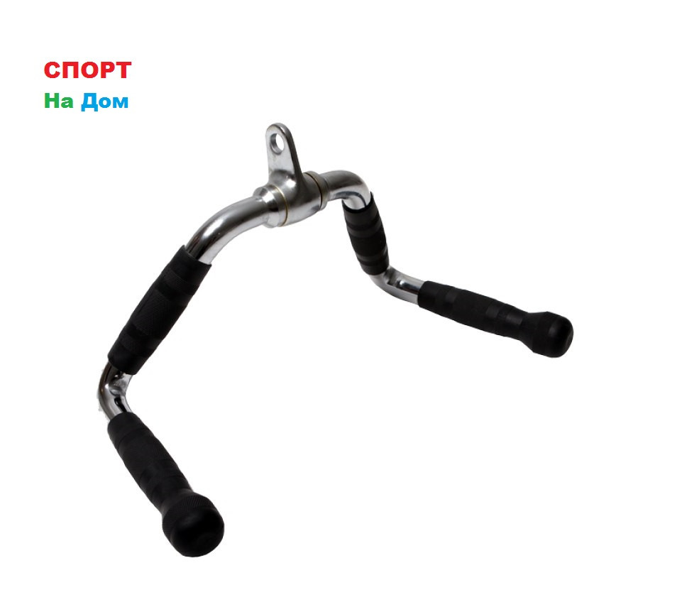 Рукоять для тренажера. Рукоятка для тяги изогнутая. Рукоятка для блочного тренажера ss102. 2 ручка для тяги блока. Гибкая ручка для трицепса yousteel канат.
