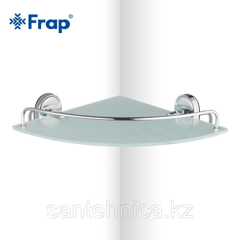 FRAP F1921-1 Полка угловая 1-ярусная стекло