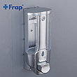 FRAP F407 Дозатор для жидкого мыла матовый пластик прозрачный 360 мл, фото 3