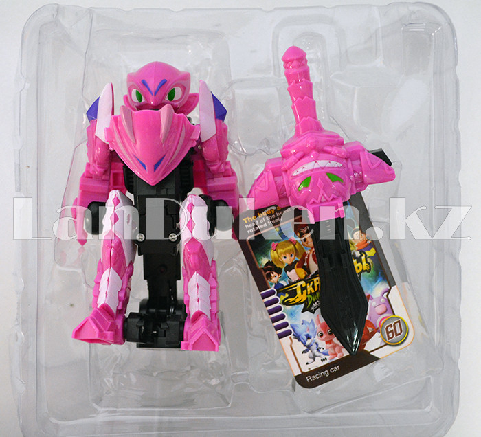 Игрушка детская Монкарт дракон машинка битроид Пикси розовый HT014 - фото 5 - id-p70420562