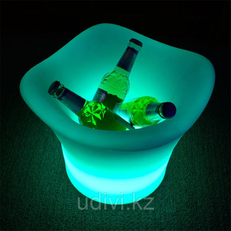 Светящаяся LED корзина для льда