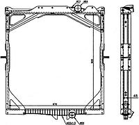 Радиатор VOLVO FH 12/16/WG 93-